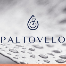 Projekt identyfikacji wizualnej dla marki płaszczy rowerowych Paltovelo
