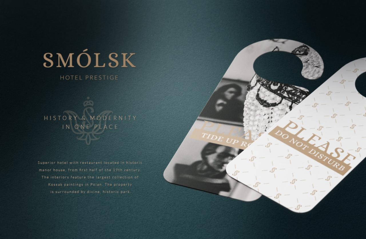 Projekt identyfikacji wizualnej dla Pałacu w Smólsku