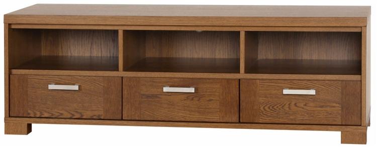 Dębowa komoda RTV Milano kolor złoty orzech