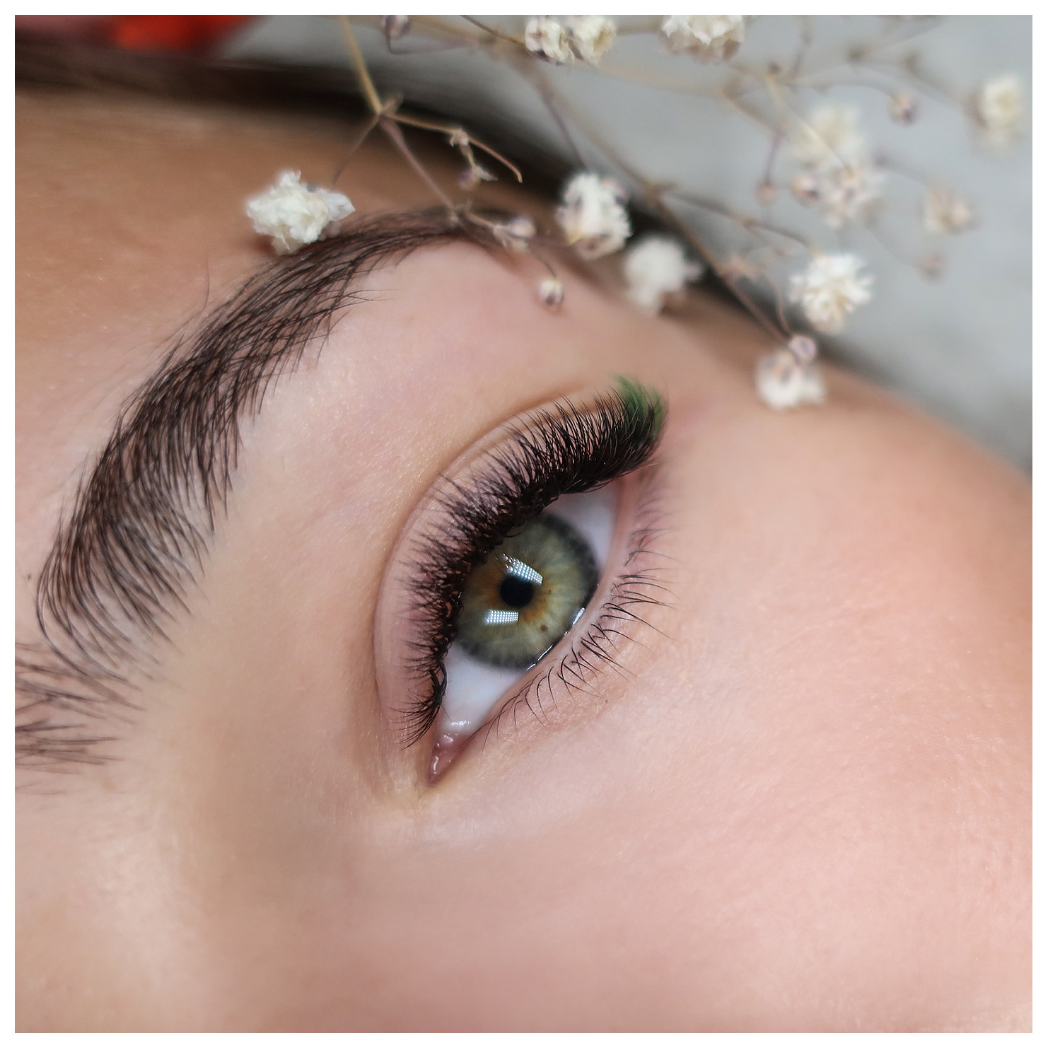 Efekty szkolenia instruktorskiego z rzęs Goddess Lashses.