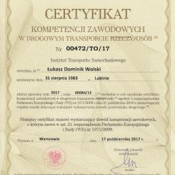 Przewóz osób Chocianów 1