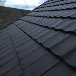 Dachówka Reńska - Hugenotka antracytowa angoba cena 29,50 pln/mkw