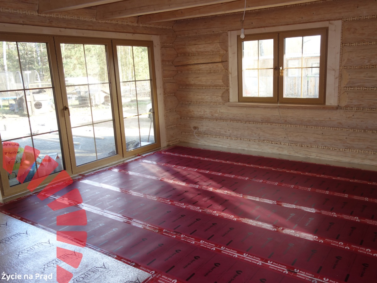 Montaż folii grzewczych Red Snake.