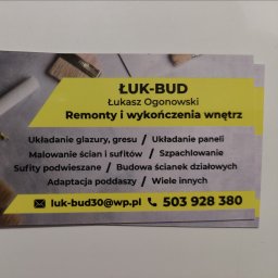 Łuk-Bud Łukasz Ogonowski - Zabudowa Karton Gips Morzyczyn-Wł&oacute;ki