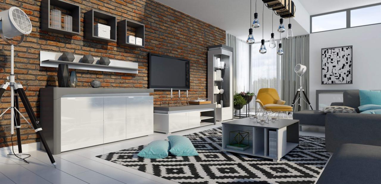 Aranżacja wnętrza salonu 1