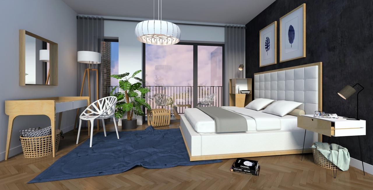 mokra strona -wnętrze sypialni 1