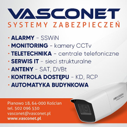 VASCONET Systemy Zabezpieczeń - Perfekcyjny Serwis Alarmów Kościan