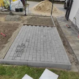 układanie kostki pod garaż wiatę itp