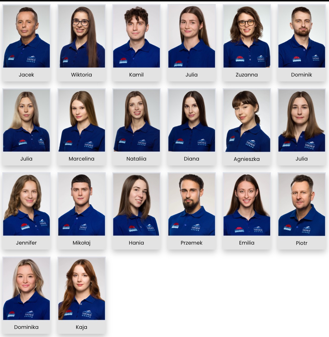 Najwyżej oceniany zespół trenerów w Warszawie!