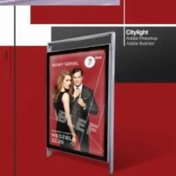 Projekt kampanii outdoorowej dla serialu 'Blef' z wykorzystaniem billboardu, citylightu i backlightów, prezentujący logo serialu i datę premiery.