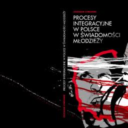 Osoba prywatna - Okładka książki 'Procesy integracyjne w Polsce w świadomości młodzieży' autorstwa Zdzisława Jordanek, z abstrakcyjną ilustracją twarzy w odcieniach szarości, czerni i czerwieni.