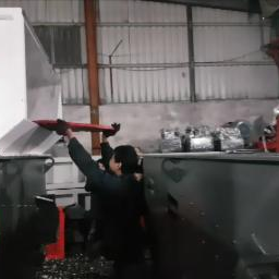 Kruszarka jednowałowa 1200 kg/h -odbiór techniczny 2018 r