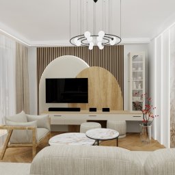 Projekt i aranżacja mieszkania 83m2 Warszawa Praga.  Stan developerski.