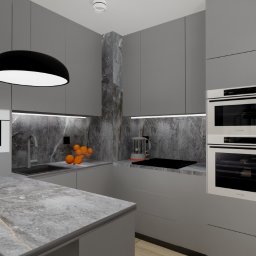 Warszawa - Białołęka, ze stanu developerskiego, mieszkanie dla singla, 62 m2.  Minimalizm, beton plus  drewno. 