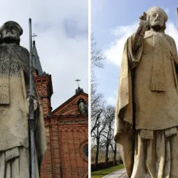 Mycie figur, pomników.