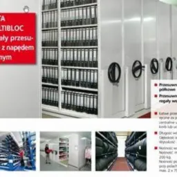 META MULTIBLOC Regały przesuwne z napędem ręcznym
