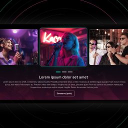 AK Brainding Adrian Kielczyk - Projekt landing page dla Orbita - Pokoje Karaoke | Sekcja 'Usługi'
