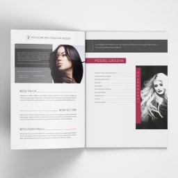 Projekt graficzny katalogu dla firmy Beauty Maker.