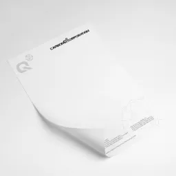 Projekt graficzny papieru firmowego dla firmy CarbonQ.