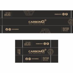 Projekt graficzny opakowania w formie kartonu dla firmy CarbonQ.