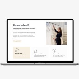 Projekt oraz wdrożenie strony dla salonu sukien ślubnych La Deneli