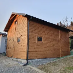 Magazyn 35m2 konstrukcja drewniana szkieletowa