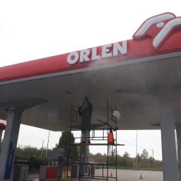 Mobilna Myjnia Mycie Pełną Parą - mycie stacji benzynowej