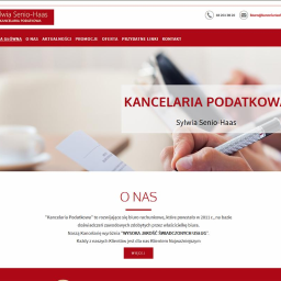 Strona biura rachunkowego kancelariashc.pl