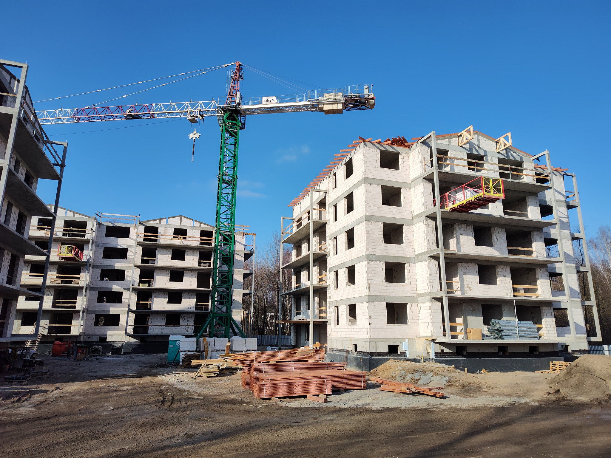 Budowa stanu surowego otwartego trzech budynków mieszkalnych wielorodzinnych - Otwock, ul. Sikorskiego - 2024/2025 rok