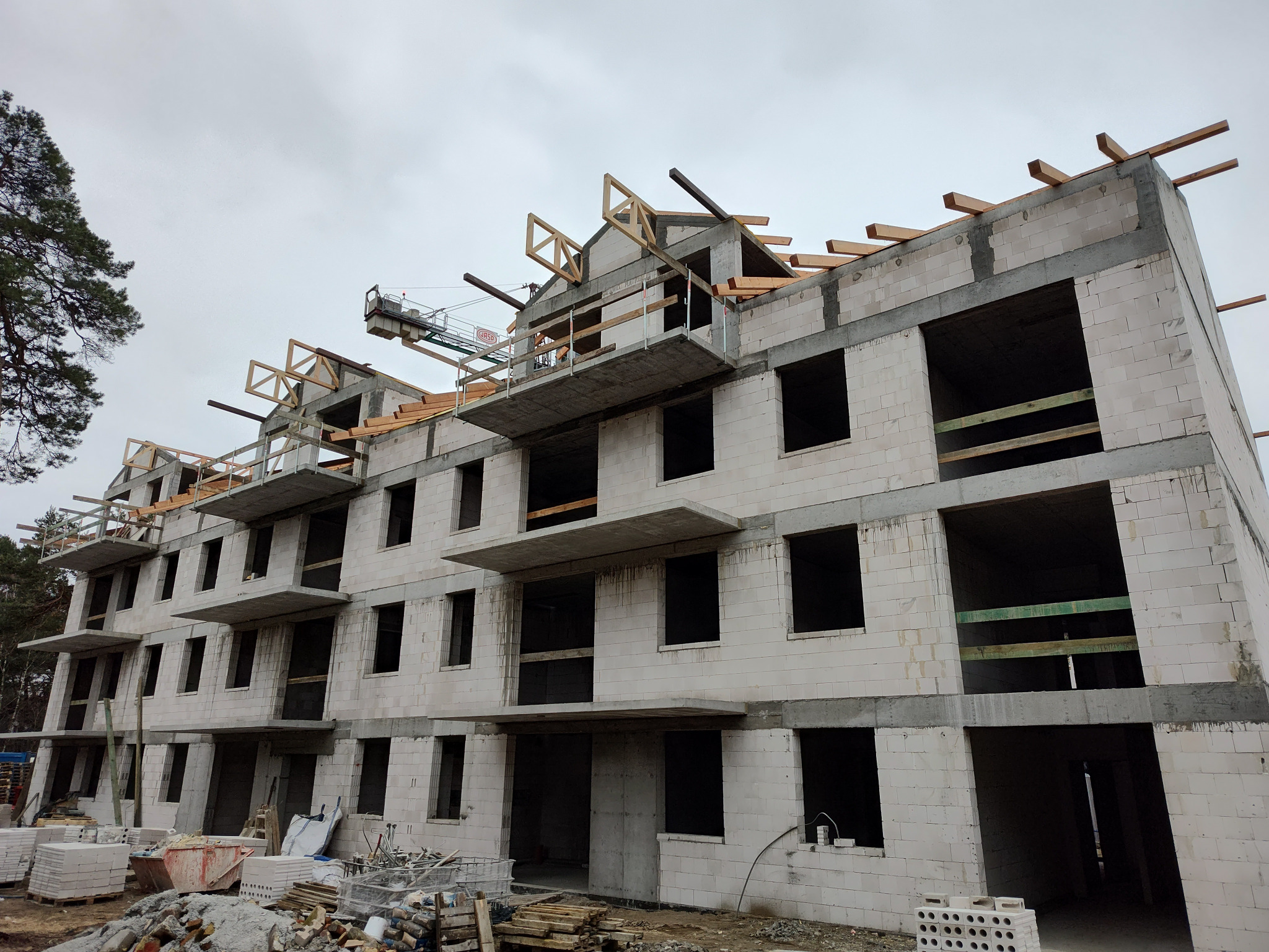 Budowa stanu surowego otwartego dwóch budynków mieszkalnych wielorodzinnych - Józefów, ul. Rejtana - 2025/2026 rok