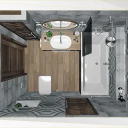 Projekt nowej aranżacji mieszkania dla 3 osobowej rodziny na Osiedlu Tysiąclecia w Katowicach 10