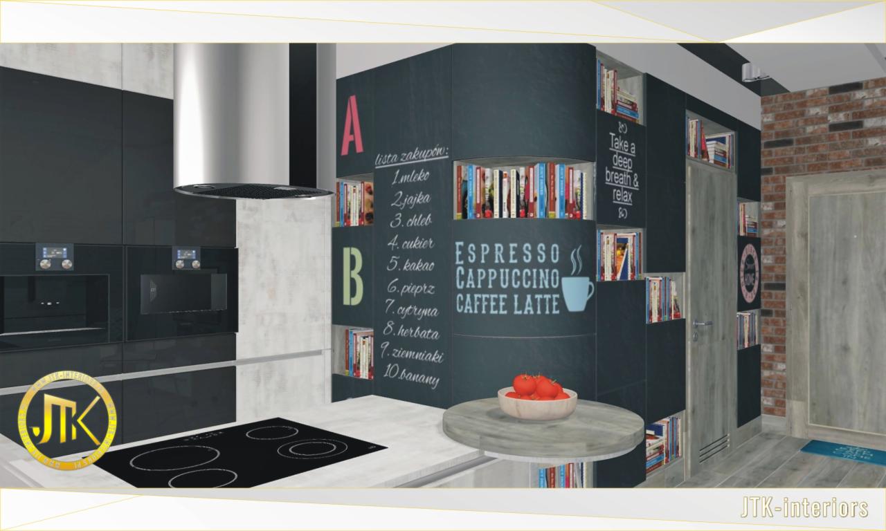 Projekt małej kawalerki dla studenta w Czeladzi 03