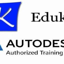 Logo BIK Edukacja oraz Autodesk Authorized Training Center na białym tle.