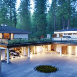 projekt indywidualny rozbudowy i nadbudowy istniejącego budynku mieszkalnego jednorodzinnego o cześć wellnes i spa . Budynek jednorodzinny  jest w realizacji w Jedlni Letnisko. budynek oferuje powierzchnię około 2000m kw. Wersja z płaskim, zielonym dachem