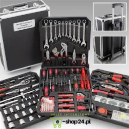 Duży zestaw narzędzi w walizce