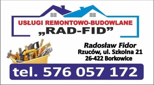 Rad-Fid uslugi remontowo-budowlane - Płyta karton gips Rzuców