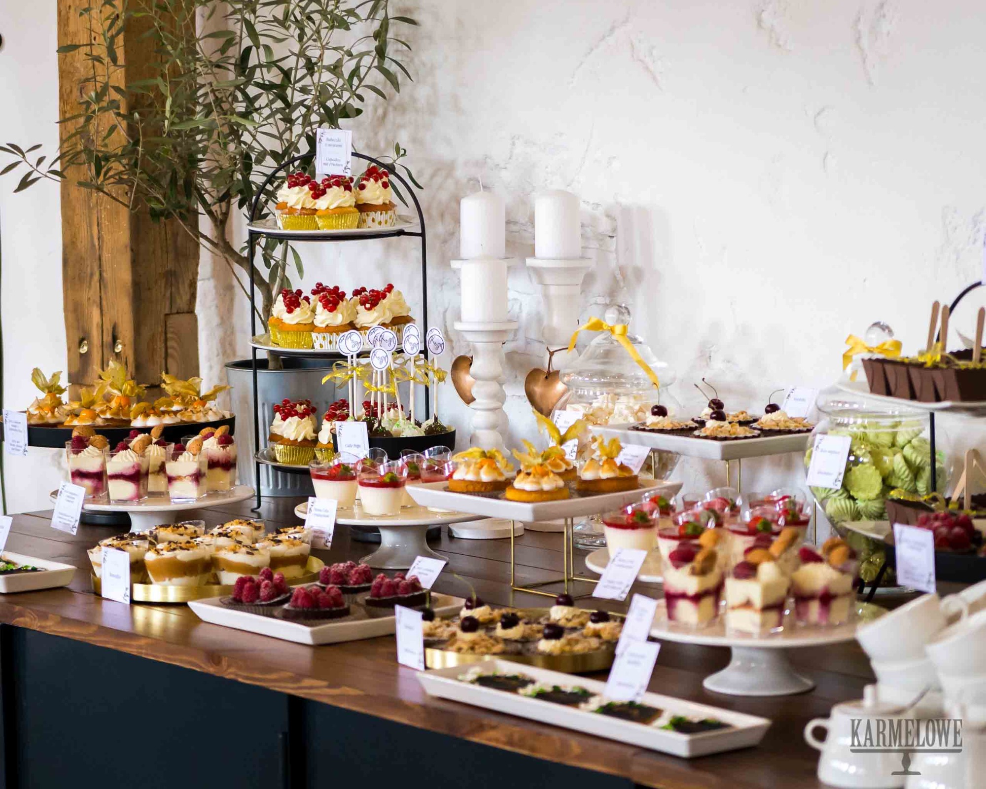 Weselny Słodki Stół