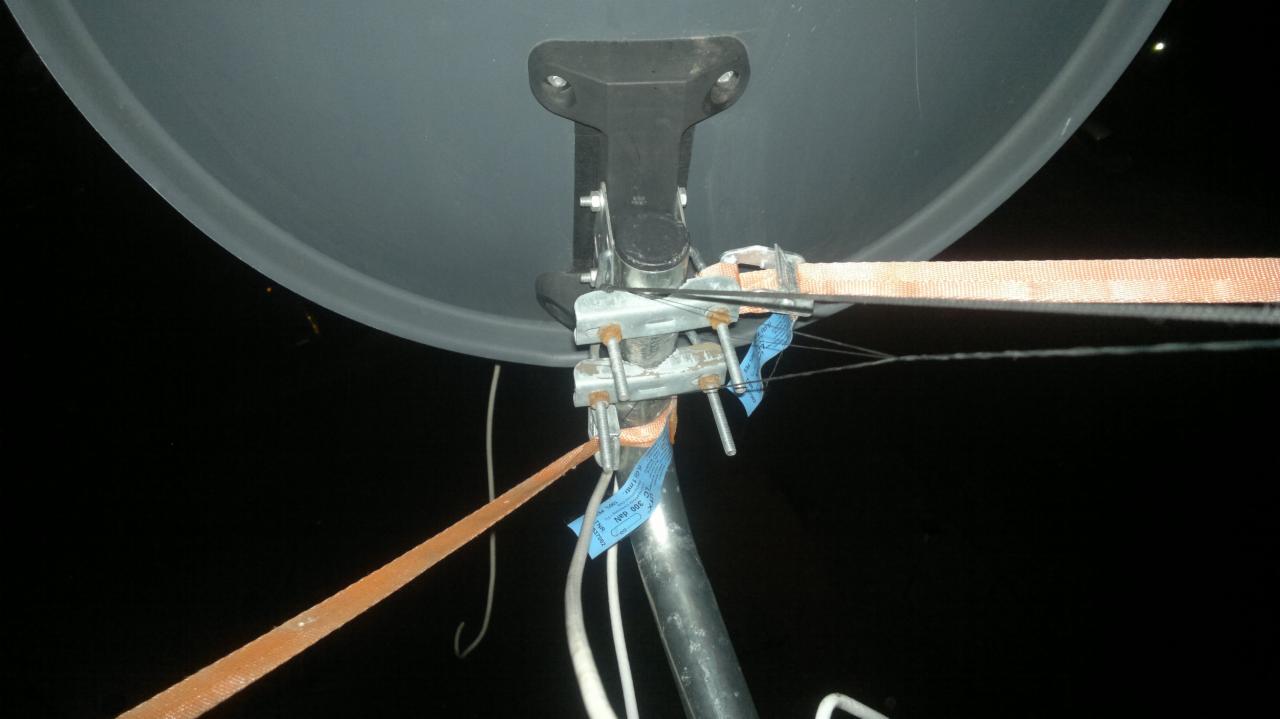 ŹLE! - Zastana instalacja anteny Sat