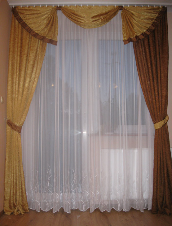 Firany, Zasłony, Lambrekiny