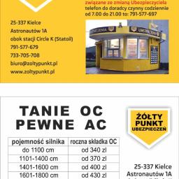 Żółty Punkt Ubezpieczeń - Polisy OC Kielce