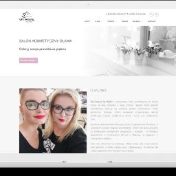 Strona internetowa dla salonu kosmetycznego.