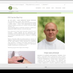 Strona internetowa oraz pozycjonowanie dla osteopaty