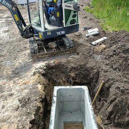 Wykop pod instalacje Brzeg Dolny 2