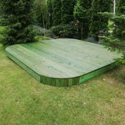 Dremeno - Podest ogrodowy 3x3m