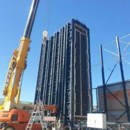 Budynek nastawni blokowej wraz z rozdzielnią elektryczną