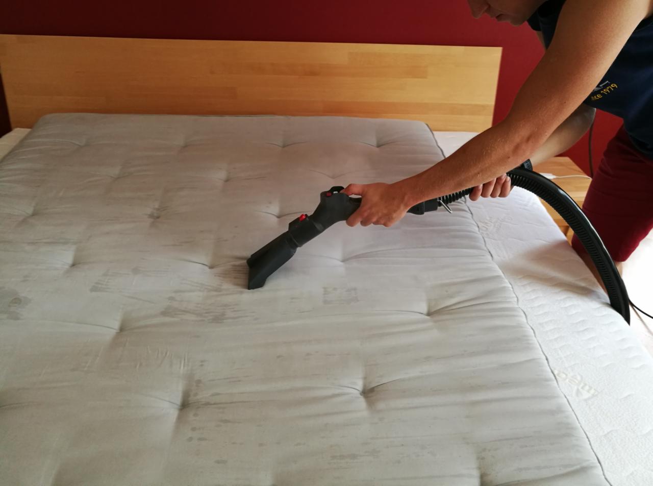 Dezynfekcja parowa materacy