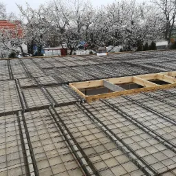 Budowa Domu (Zbrojenie stropu gęstożebrowego)