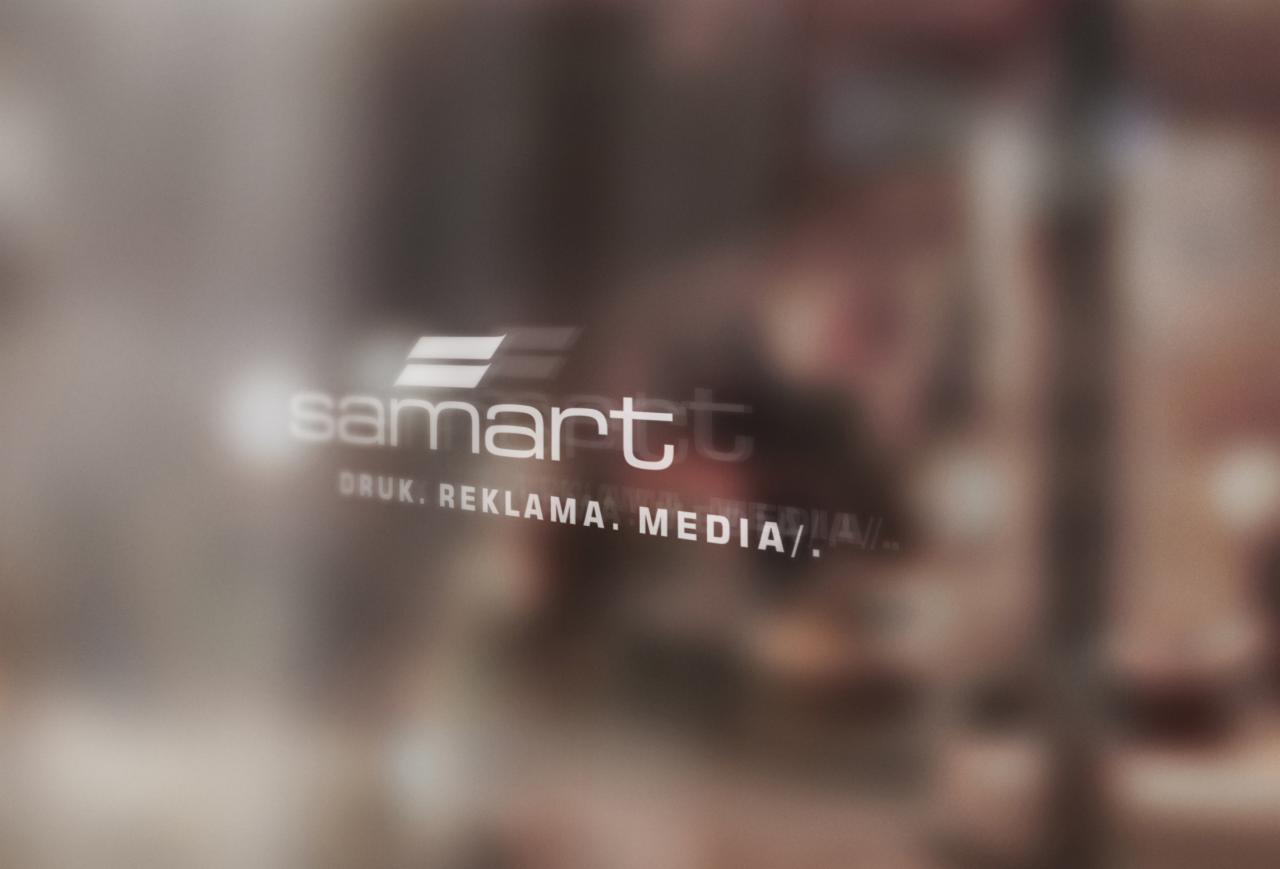 Reklamy na szybach - wystawach - witrynach. SamART_pl