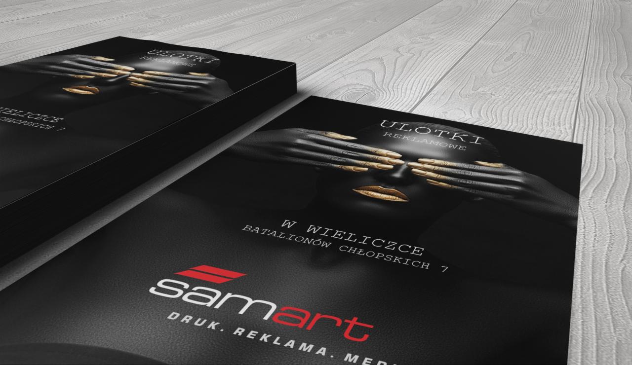 Ulotki - foldery - katalogi. Druk materiałów reklamowych - SamART_pl