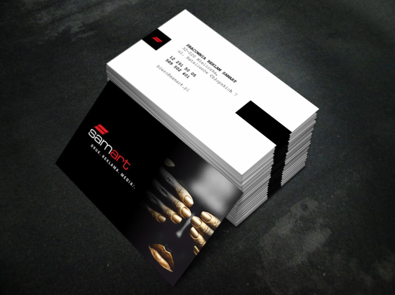 Wizytówki firmowe - druk wizytówek SamART-pl